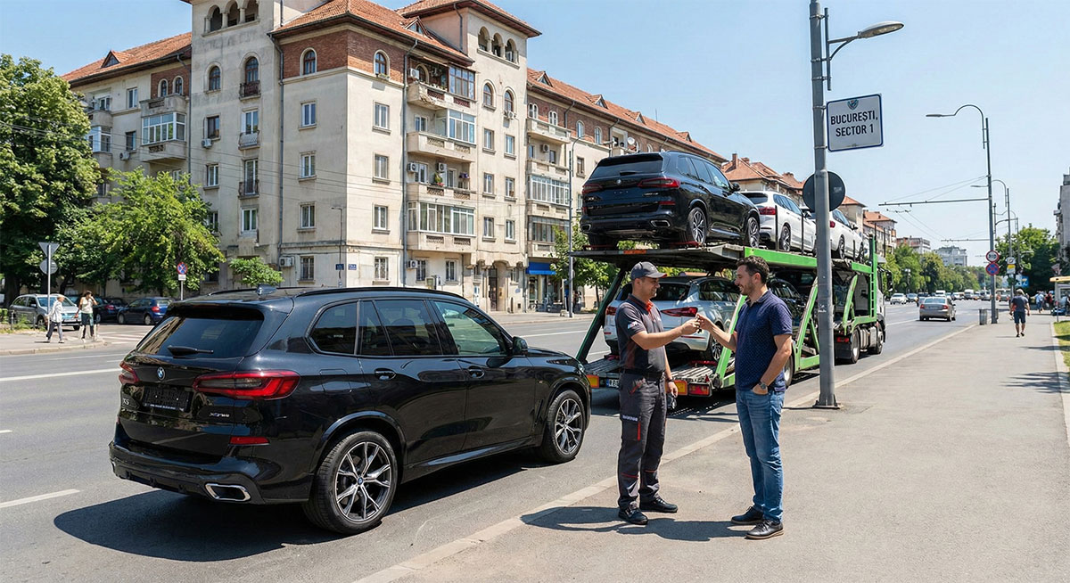 Livrare mașini în București - Transport rapid și sigur